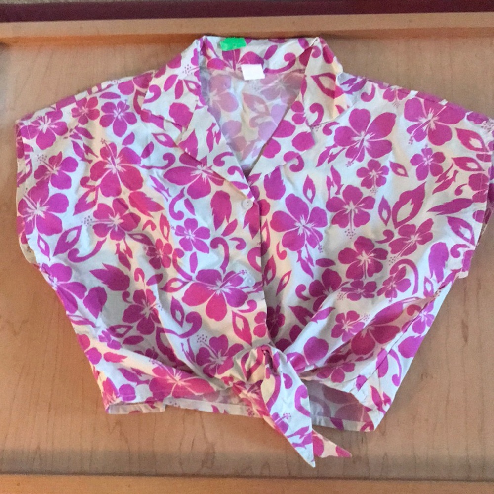 New Retro Hawaiian Top